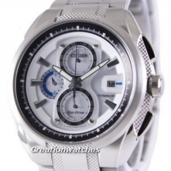 imagem Semi-Novo - Relógio Citizen Eco-Drive Super Titanium Analógico Masculino CA0201-51B