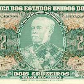 imagem Notas Verdadeiras e Reais do dinheiro do BRASIL que circulou de 1950 até 1972 hoje fora de circulação normal - nota de média conservação. Na lista abaixo você escolhe a série desejada que falta em sua coleção. 