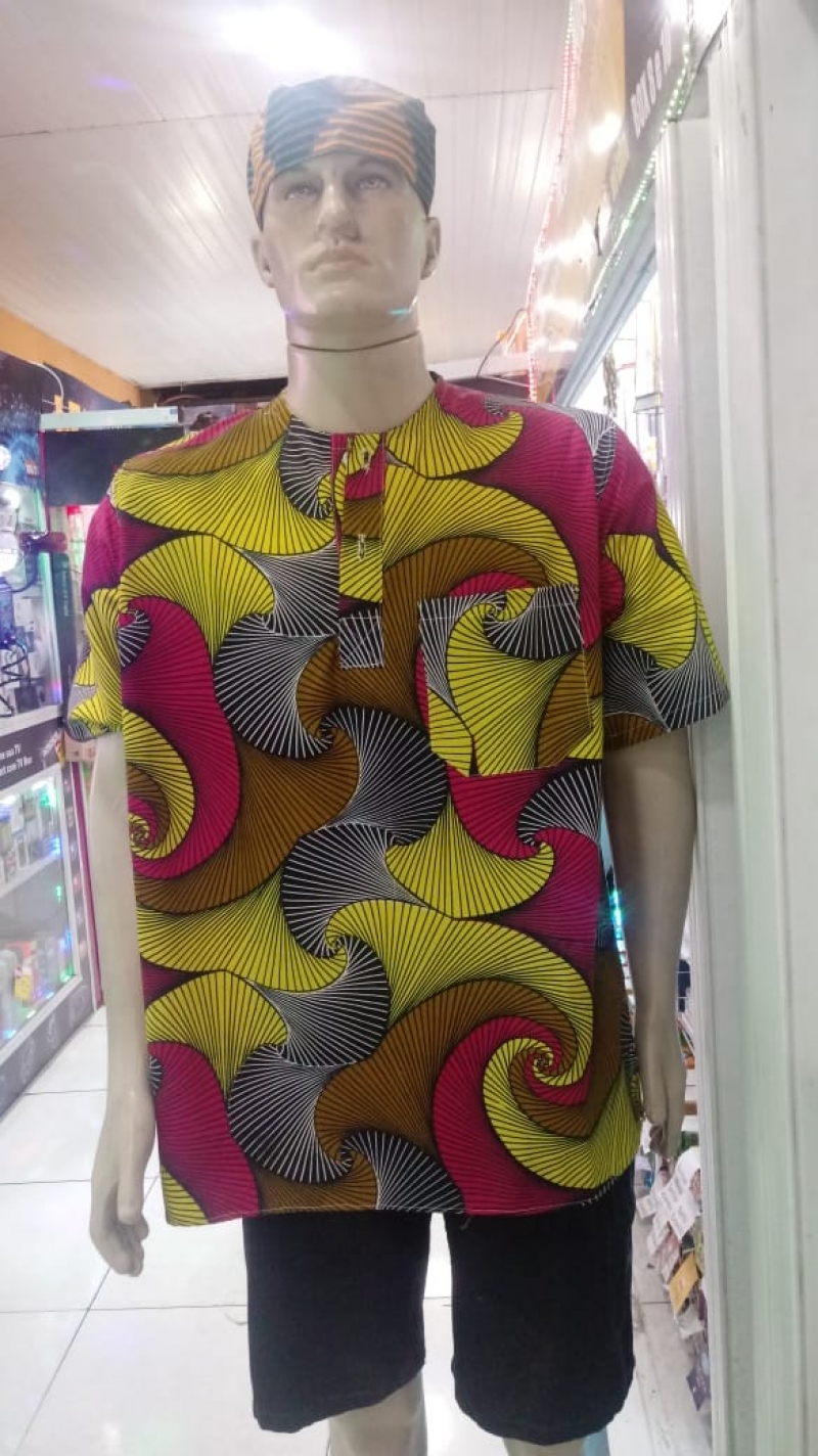 imagem Blusas Africana (tecido origina) Angola