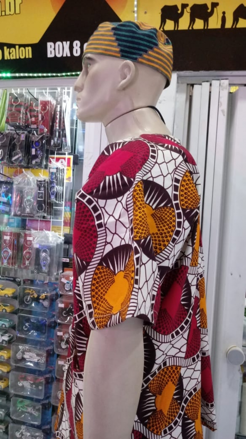 imagem Blusas Africana (tecido origina) Angola