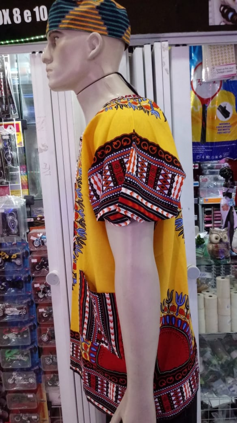 imagem Blusas Africana (tecido origina) Angola