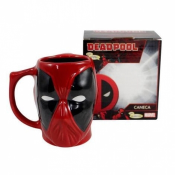 imagem Caneca formato 3D 450ml, Deadpool