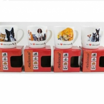 imagem Caneca cães e gatos  380ml