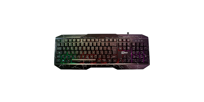 imagem TECLADO LUMINOSO em cores MBTECH PC 