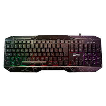 imagem TECLADO LUMINOSO em cores MBTECH PC 