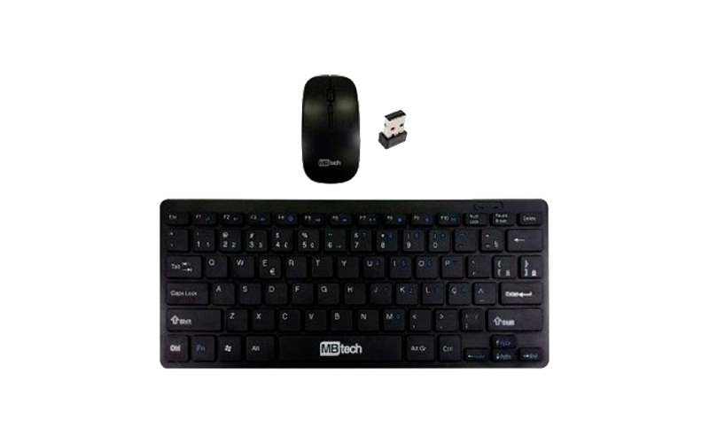 imagem TECLADO + MOUSE sem fio  mini  MBTECH PC 