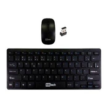 imagem TECLADO + MOUSE sem fio  mini  MBTECH PC 