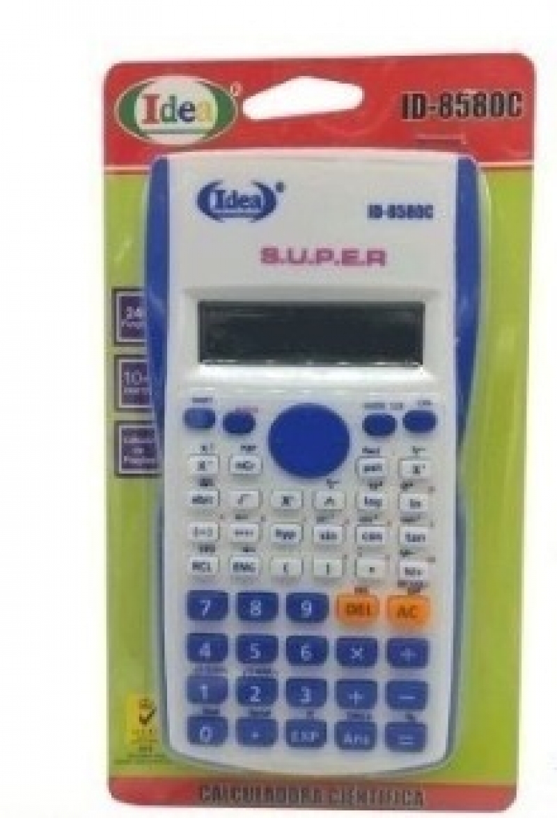 imagem CALCULADORA 8580 Científica 240f 12DP  15x8cm. Preço por unidade. 