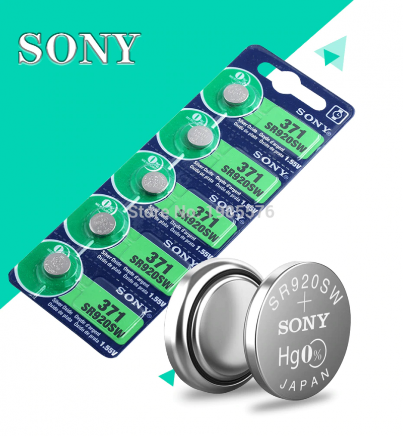 imagem Bateria SR920SW/371/AG6/GP371 - 1,55V - SONY