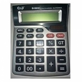 imagem CALCULADORA 9881 12DP AA IDEIA  19x15cm. Preço por unidade.