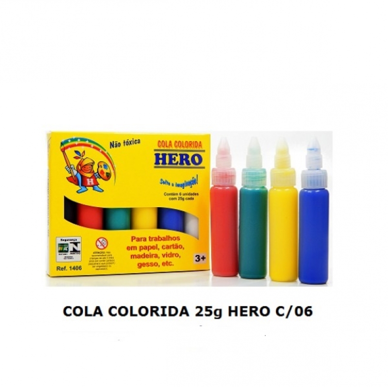 imagem Cola colorida HERO 