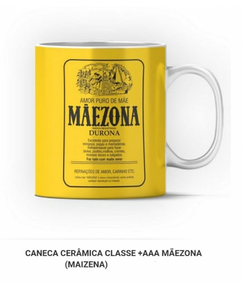 imagem CANECA DE CERÂMICA - MÃEZONA (MAIZENA)