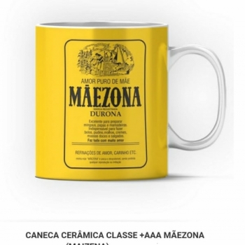 imagem CANECA DE CERÂMICA - MÃEZONA (MAIZENA)