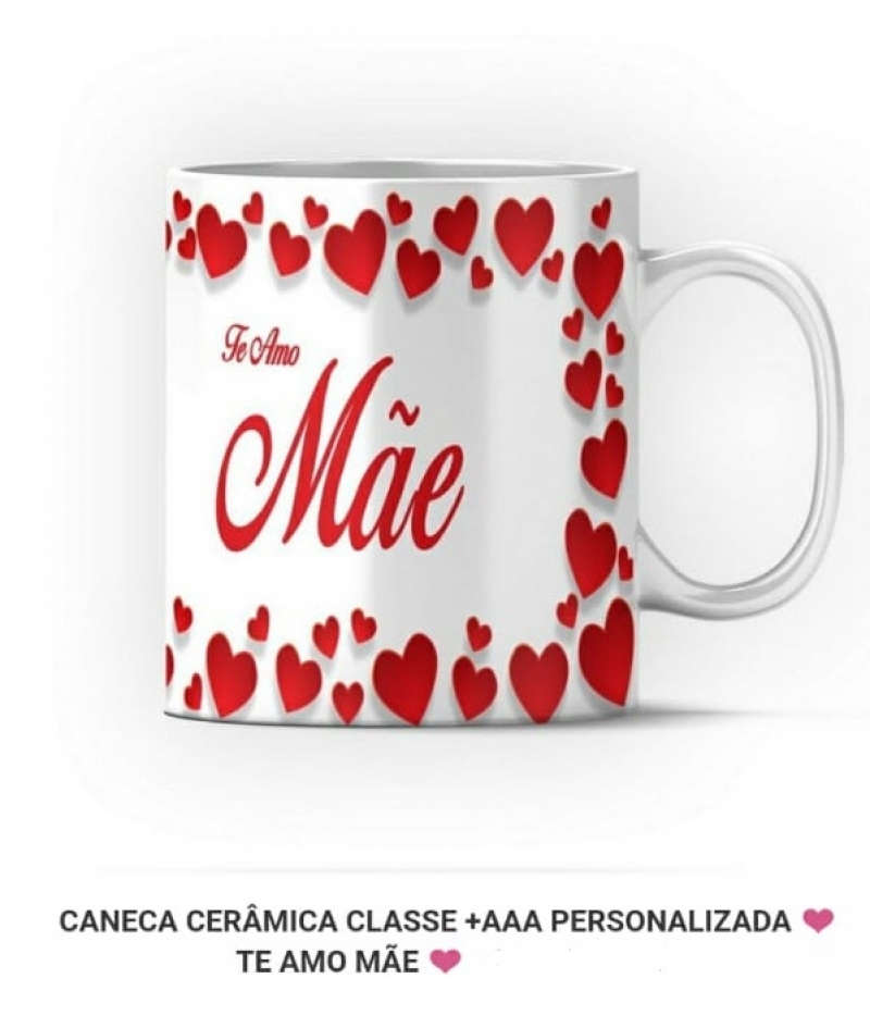 imagem CANECA DE CERÂMICA - TE AMO MÃE 