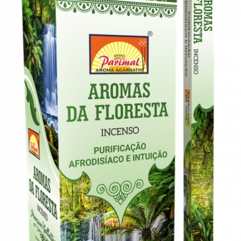 imagem INCENSO PARIMAL - Aromas da Floresta - Purificação, afrodisíaco e intuição  -  Caixinha c/8 varetas em cada e/ou Caixa grande contendo 25 caixas de 8 varetas 