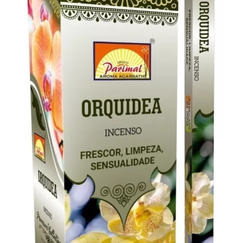 imagem INCENSO PARIMAL - Orquídea - Frescor, Limpesa e Sensualidade - Caixinha c/8 varetas em cada e/ou Caixa grande contendo 25 caixas de 8 varetas