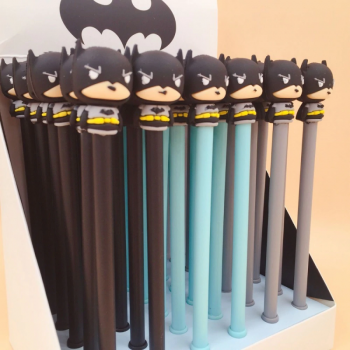 imagem Caneta de Tinta PRETA -  Promoção de Super Herói Batman School & Office Supply. Preço unitário.